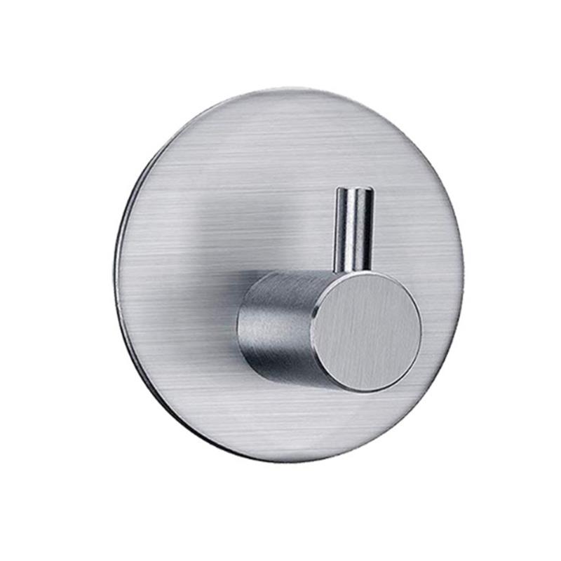 1pc Stainless Steel Silver Bathroom Hardware Set Towel Rack Toilet Paper Holder Towel Bar Hook Bathroom Accessories