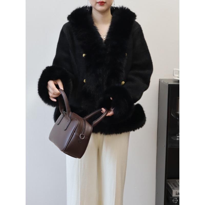 

Осень и зима новый вязаный кардиган из искусственного норкового бархата с пушистой отделкой, высококачественный свитер-жакет для женщин one size fits all