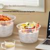 SISTEEL Round Disposable Plastic Meal Box