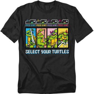 TMNT - Paauglių Mutantų Vėžliukai Ninja - Pasirinkite Savo Vėžliukus - Suaugusių Vyrų Marškinėliai