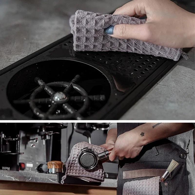 Special Rag Bar Towel Coffee Super Absorbent Barista Machine No Lint Square Towel Cleaning Cloth Coffee Machine Cleaning Towel