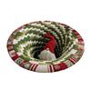 Christmas 3D Rug Santa Claus/Gnome/Dog Quilted Round Swirl Rug Non-Slip Optical Illusion
