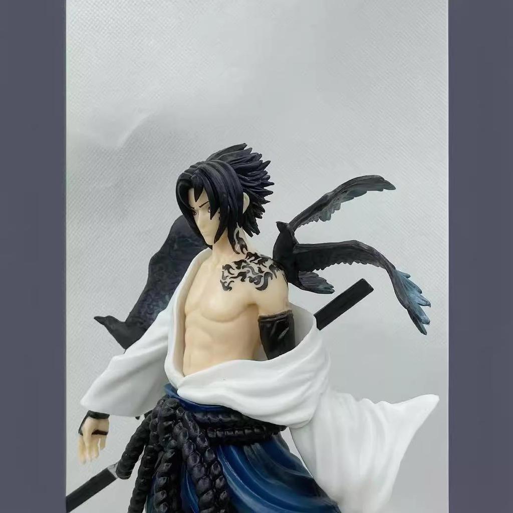 Naruto Series Cursed Mark Sasuke Uchiha Anime Figure Model