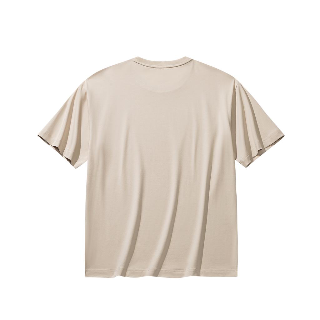 Anta Classic Short Sleeve T-Shirt Men tops Natural-Wood 952628103-10