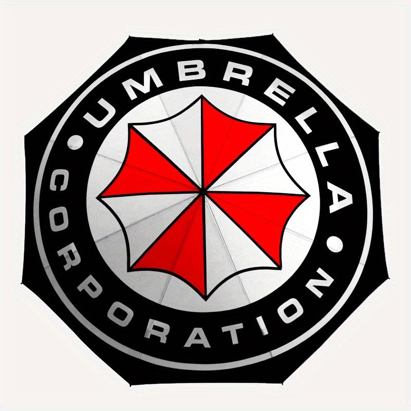 Logo Umbrella Corporation Merchandise Resident Evil Ombrello, Ombrello Compatto Portatile a 3 Pieghe per Uomo e Donna, S149