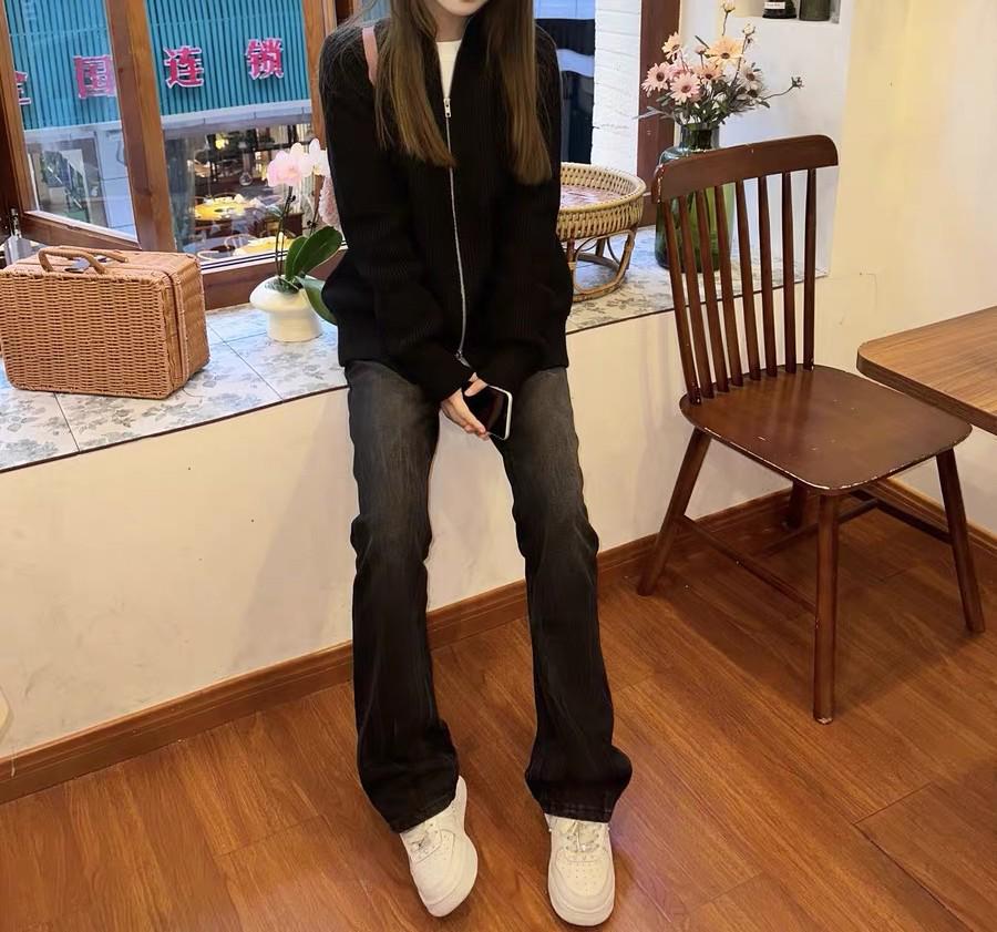 Ma Jia Four Corners: Men's High-Weight Warm Double Zipper Cardigan Sweater Jacket