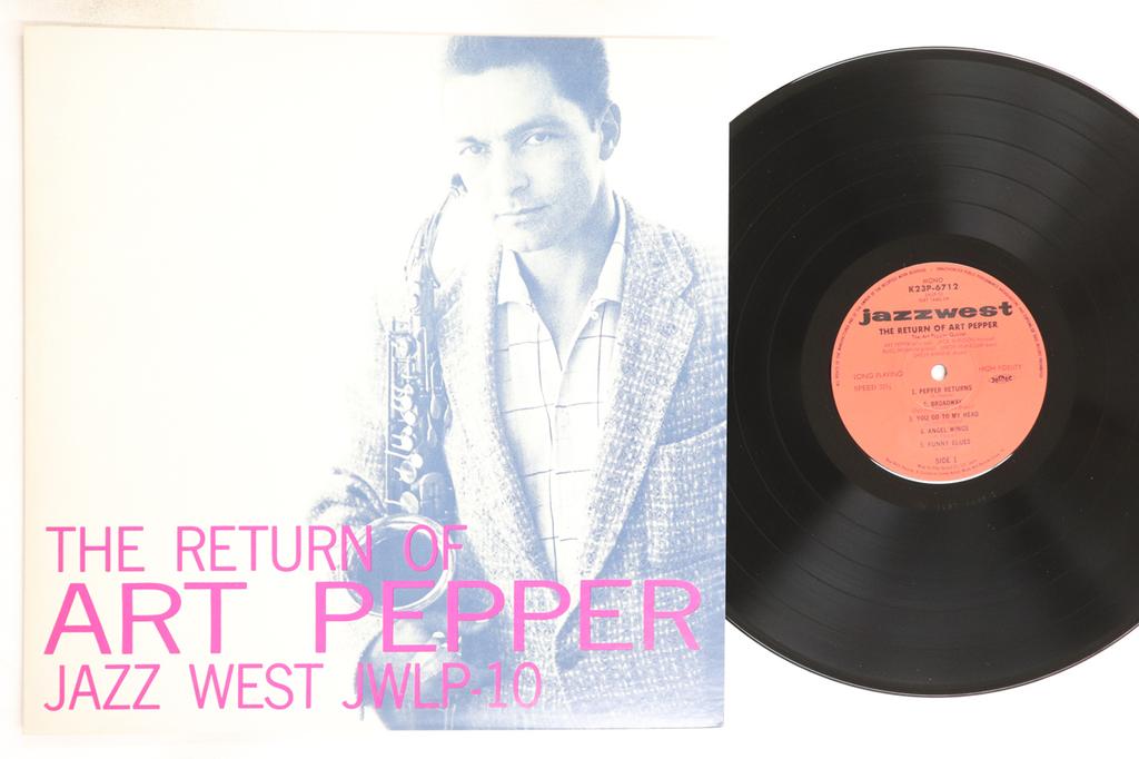LP Record ART PEPPER - Return Of Art Pepper K23P6712 JAZZ WEST 1981 Japan Jazz Used