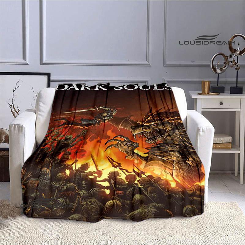 3D Game D-Dark Souls Printed Blankets Warm Blanket Soft and Comfortable Home Travel Bed Blanket Picnic Blanket Birthday Gift