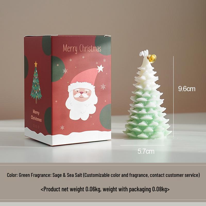 Christmas Tree Candle Gift Box Set - Aromatherapy Ornaments for Birthdays & Parties