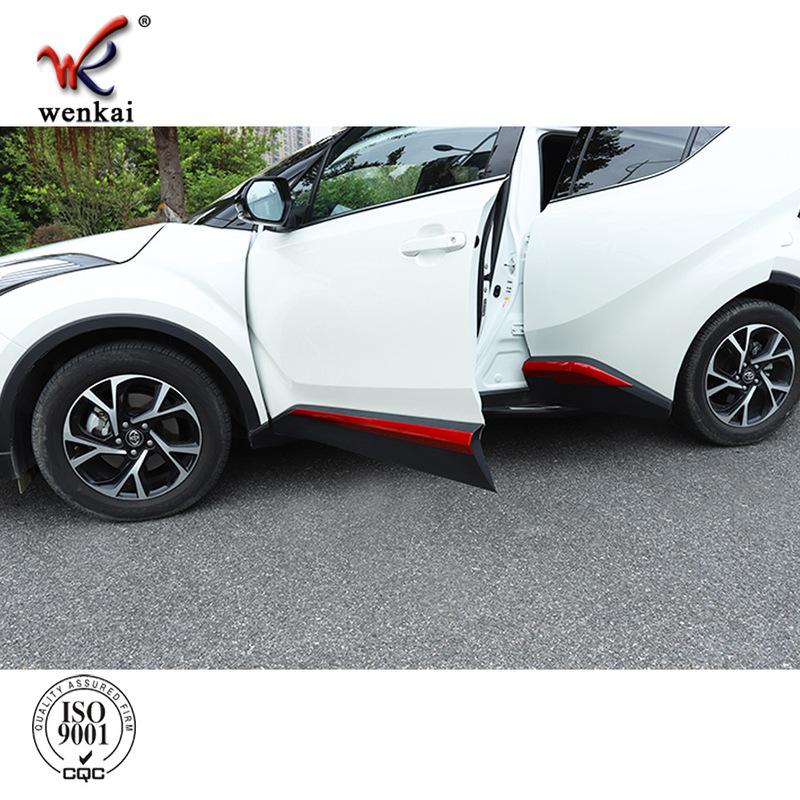 For Toyota CHR C-HR 2016 2017 2018 Side Door Body Molding Line Cover Trim Protector Decoration Exterior Car Accessories 4Pcs