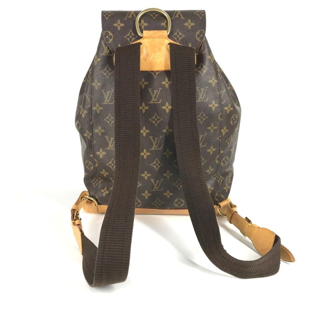 Louis Vuitton M51135 Monogram MontsourisGM Backpack MonogramCanvas Brown