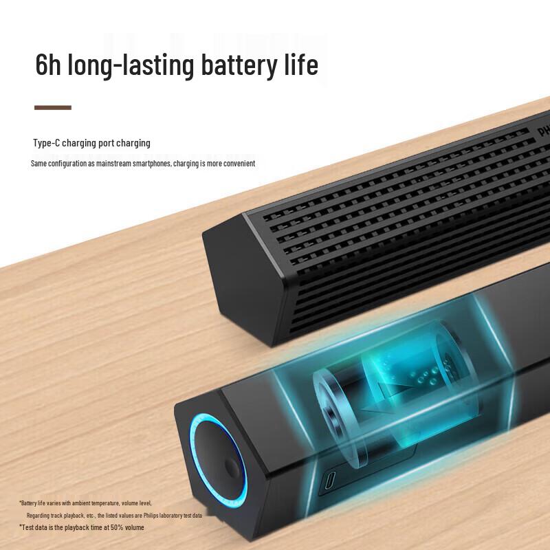 Philips SPA510P Desktop Wireless Bluetooth Speaker