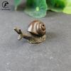 Antique Copper Snail Figurines Miniatures Desktop Ornaments Small Animal Statue Living Room Home Decorations Crafts Accessories