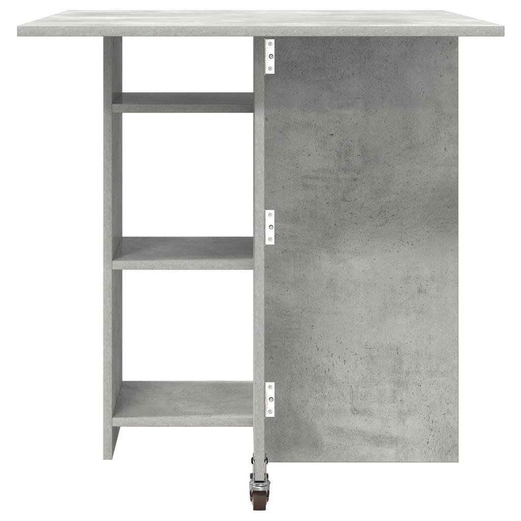 Dining Table 115 x 70 x 75 cm Particleboard Concrete Grey Rectangular