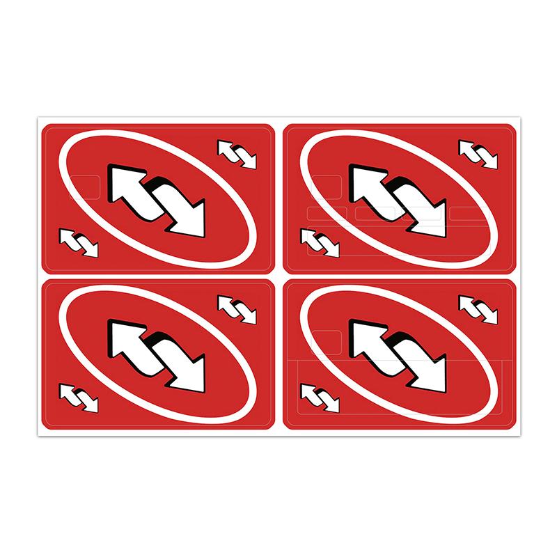 

4Pc Credit Card Skin DIY Not Fading Practical Scratch Resistant Personality Traffic Card Stickers Art Decoration