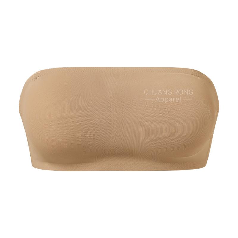 

Sexy strapless non-slip one-piece chest pad seamless chest wrap breathable quick-drying women s tube top bra XL