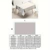 Snowman Pattern Tablecloth Restaurant Kitchen Tablecloth Living Room Home Decoration Rectangular Party Decoration
