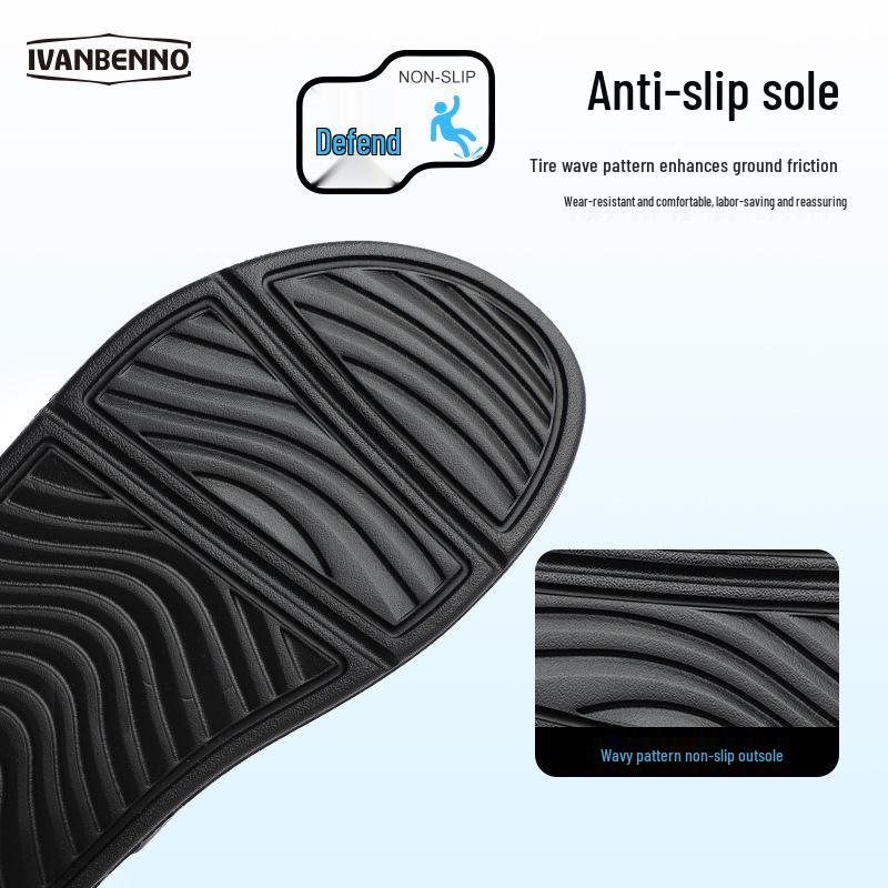 Men's 2025 Summer Arch Support Flip-Flops - Shock-Absorbing, Odor-Resistant, EVA One-Piece Outdoor Slippers