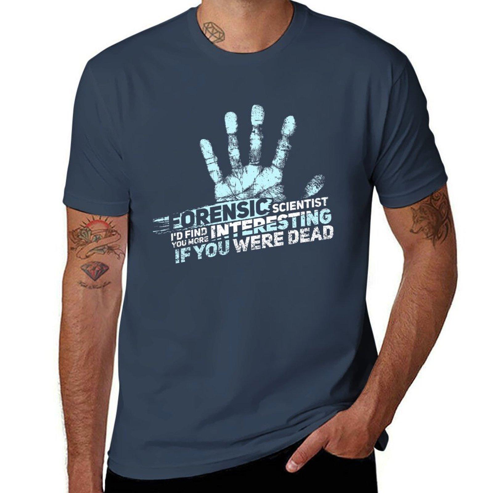 Forensic Science Csi Gift Forensic Scientist Tshirt Lightweight Sport Basic Tshirt S