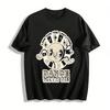 Vintage Fun Dancing Character Print T-Shirt Dance With Me Like It's The Last Time Casual Top Pure Cotton T-shirt