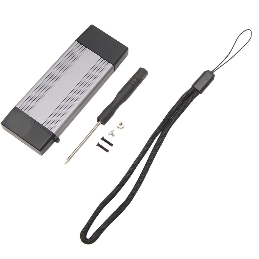 M.2 NVMe SSD Enclosure 10Gbps 2TB Capacity USB3.2 Type C Connector Aluminium Alloy Type C SSD