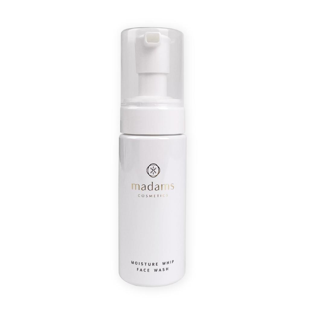 Nettoyant Visage Mousse Hydratante Madams 150ml Contient des céramides triples Pour peau sensible Pas besoin de faire mousser Nettoyant visage Madams
