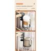 2 in 1 Desk Cup Holder with Headphone Hanger Holder, Anti-Spill Cup Holder-360° Rotation Stand Hook Suitable for Coffee Mups