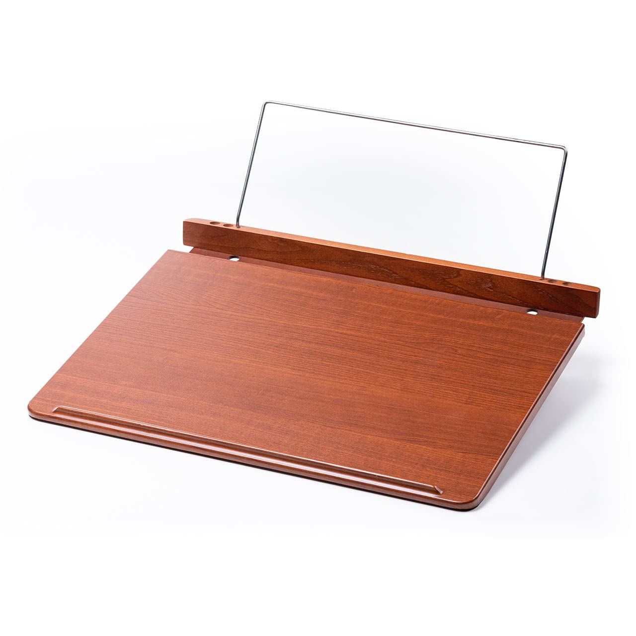 

Sanwa Direct Inclined Study Table with 50cm Wide x Suitable for Living Room Laptop and Tablet Wood Grain Model Bookstand, 35-38cm Deep, 10-Degree