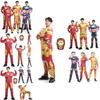 Avengers Iron Man Tony Stark Superhero Costume Cosplay Jumpsuit With Exquisite Workmanship And Breathable Material