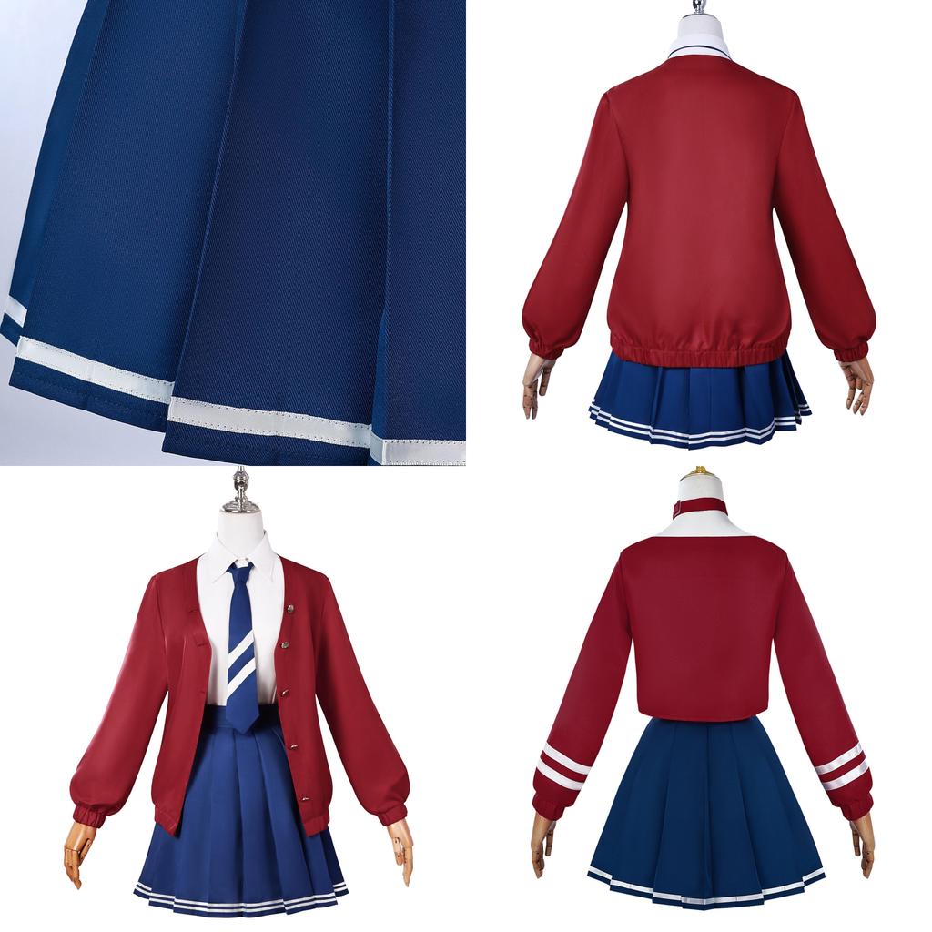 Cute And Fresh Miside Mita Cosplay Costume Full Set For Anime Game Character Role Play
