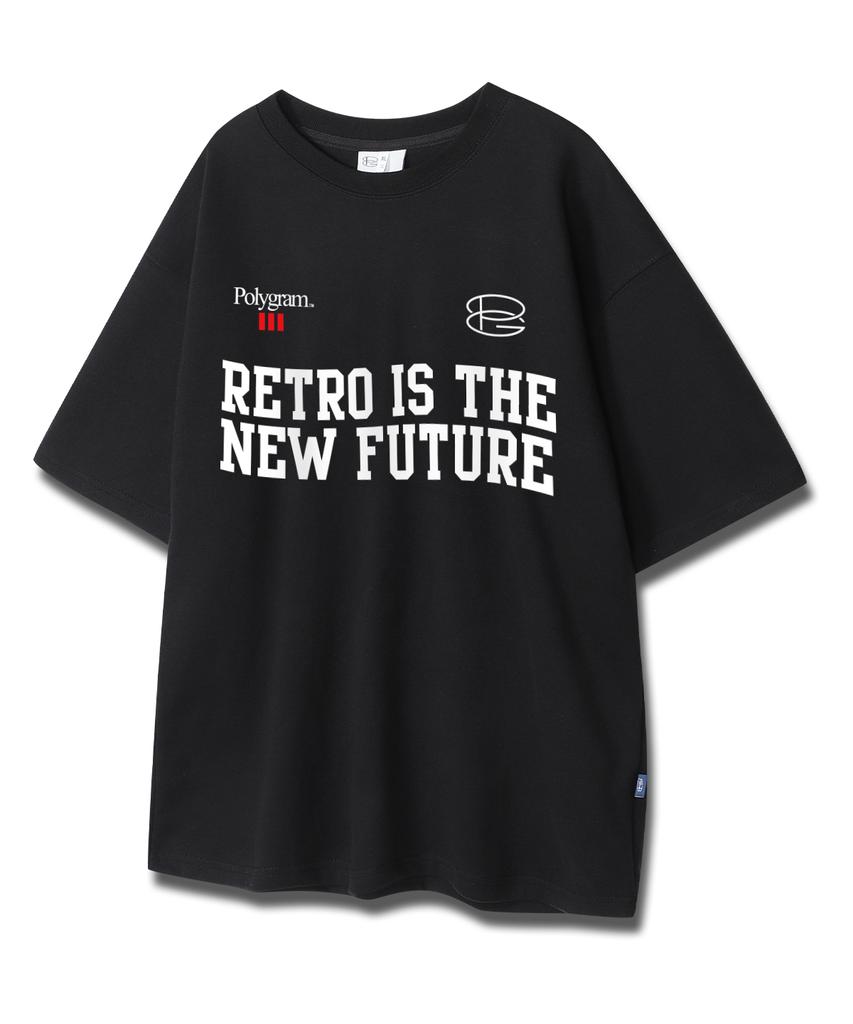 POLYGRAM [2Pack] Graphic Double-Sided Oversized Short Sleeve T-Shirts (Type A)