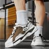 New fashionable versatile breathable thick soled height increasing sporty shoes  casual anti slip wear-resistant men's shoes