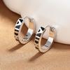 Earrings Trendy Personality Neutral Style High Sense Retro Simple Ear Buckle Roman Numerals Men'S And Women'S Earrings Earrings