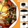 Personalisierter Garfield-Druckschirm mit individuellem Namen, Automatisches Öffnen und Schließen, Stabiler 8-Rippen-Rahmen, Für Pendeln, Camping, Wandern, Geburtstagsgeschenk