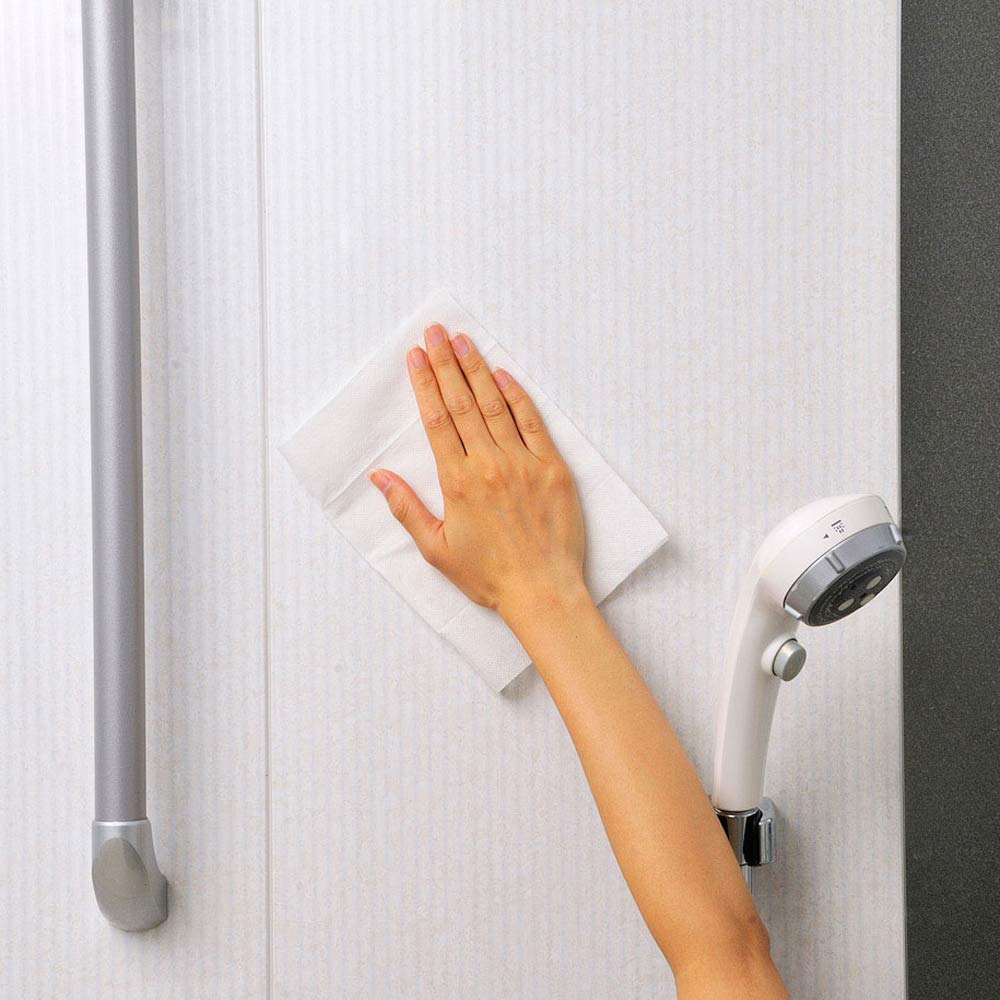 Azuma Bath Cleaning Wet Lactic Acid Wet Sheet for Baths and Changing Sheet Size 30 X 10 Removes Mold with Safe Ingredients SQA43 Sheet, Rooms, 20cm,