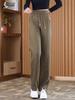 Woodpecker Banana Women's High-Waisted Narrow/Wide-Leg Autumn Pants - Versatile, Drapey Casual Sweatpants for Autumn/Winter
