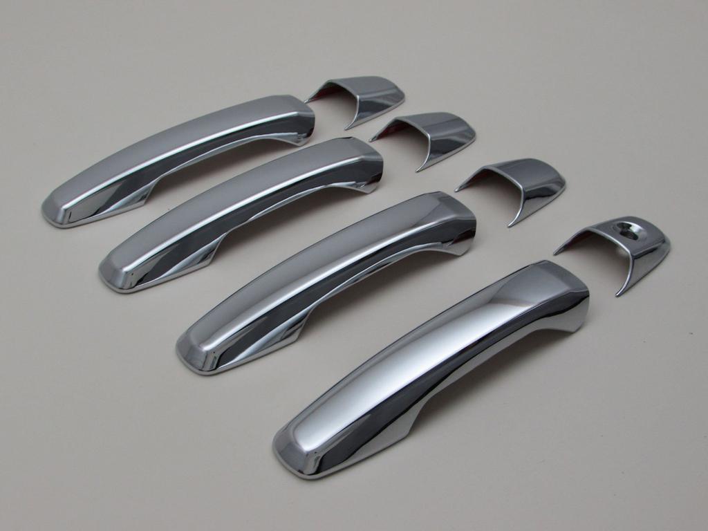 BRIGHTZ Chrome Door Handle for Ford Explorer 27550 Covers/Knobs (2011-2015 Models) [DHC-NOBU-293]