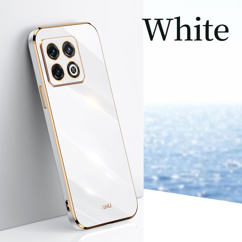 Luxury Square Plating Silicone Phone Case For Oneplus 10 Pro 9 Pro 9R T Soft TPU Bumper Shockproof Cases For One Plus 8T Back Cover