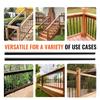 Staircase Metal Balusters, 3/4'' Round x 32'' Long Aluminum Decorative Banister Spindles, 101 Pack Deck Baluster with Screws, Classic Hollow Deck