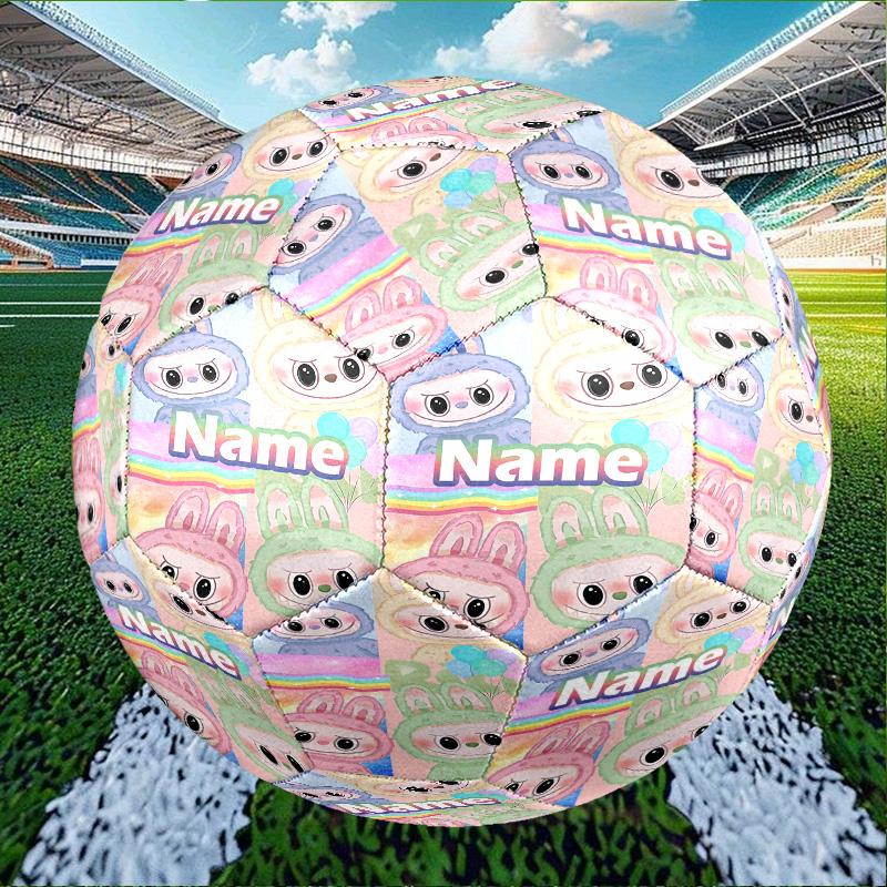 Custom Name Personalized Labubu Print Size 5 Soccer Ball Training & Match Football, for Team, Kicking, Gift for Football