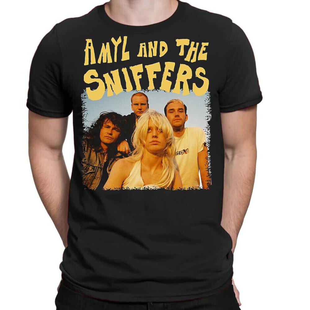 

HOT NEW Amyl and the Sniffers band ARTWORK black T-shirt All sizes 1F1816 Unisex T-Shirt XXL