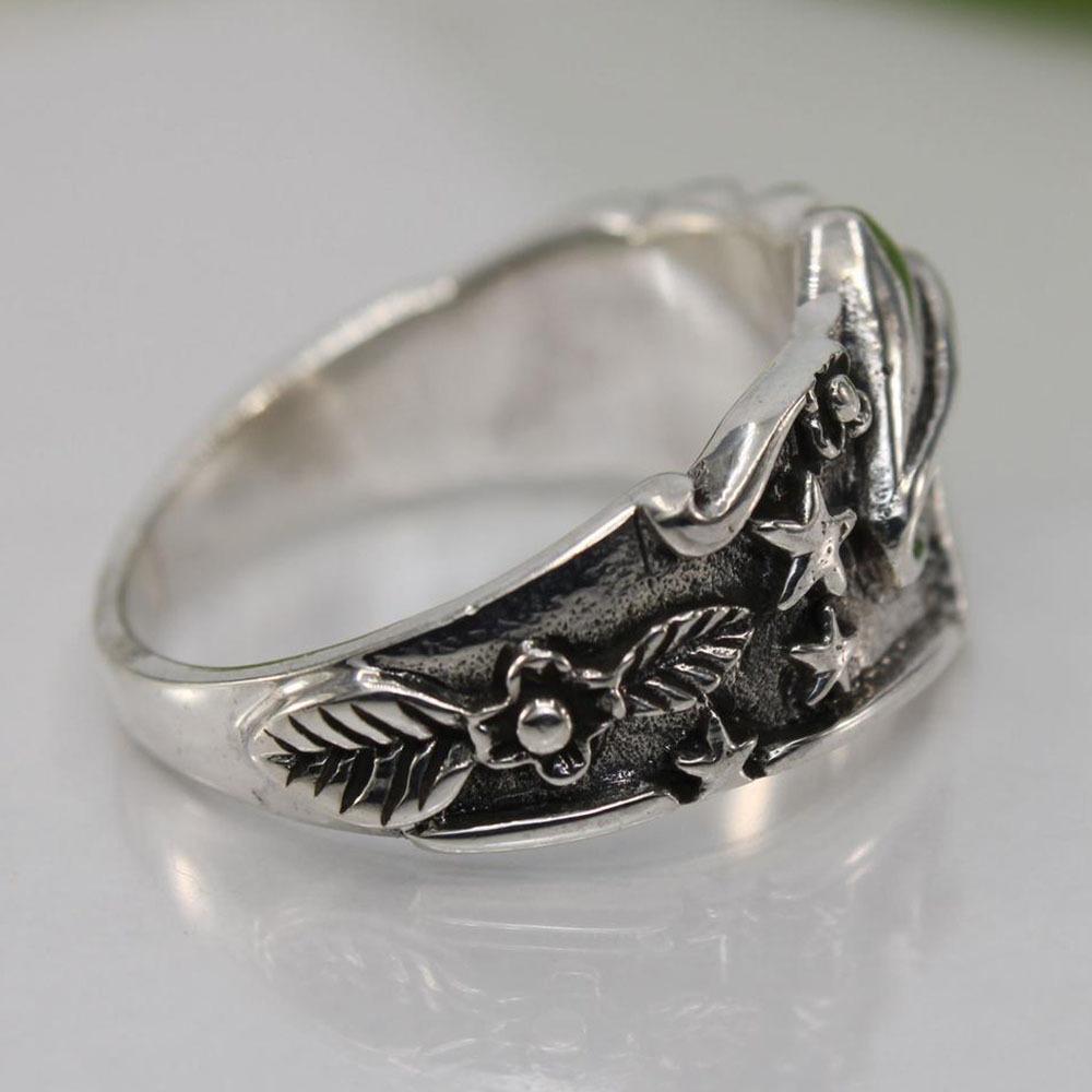 Retro Mushroom Star Leaf Ring Men's Jewelry Hand Jewelry New