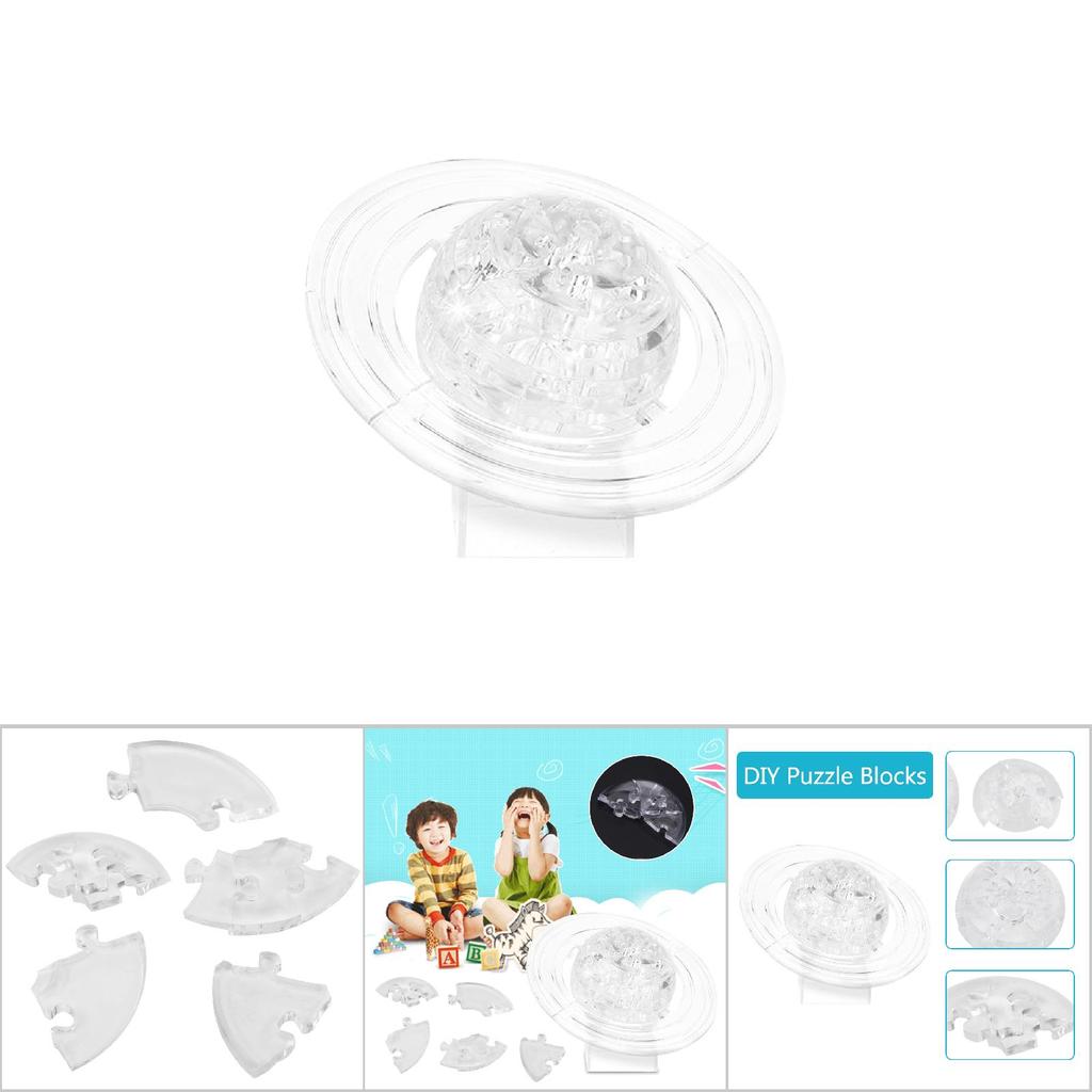 3D   Blocks Translucent      Shaped Toy Transparent