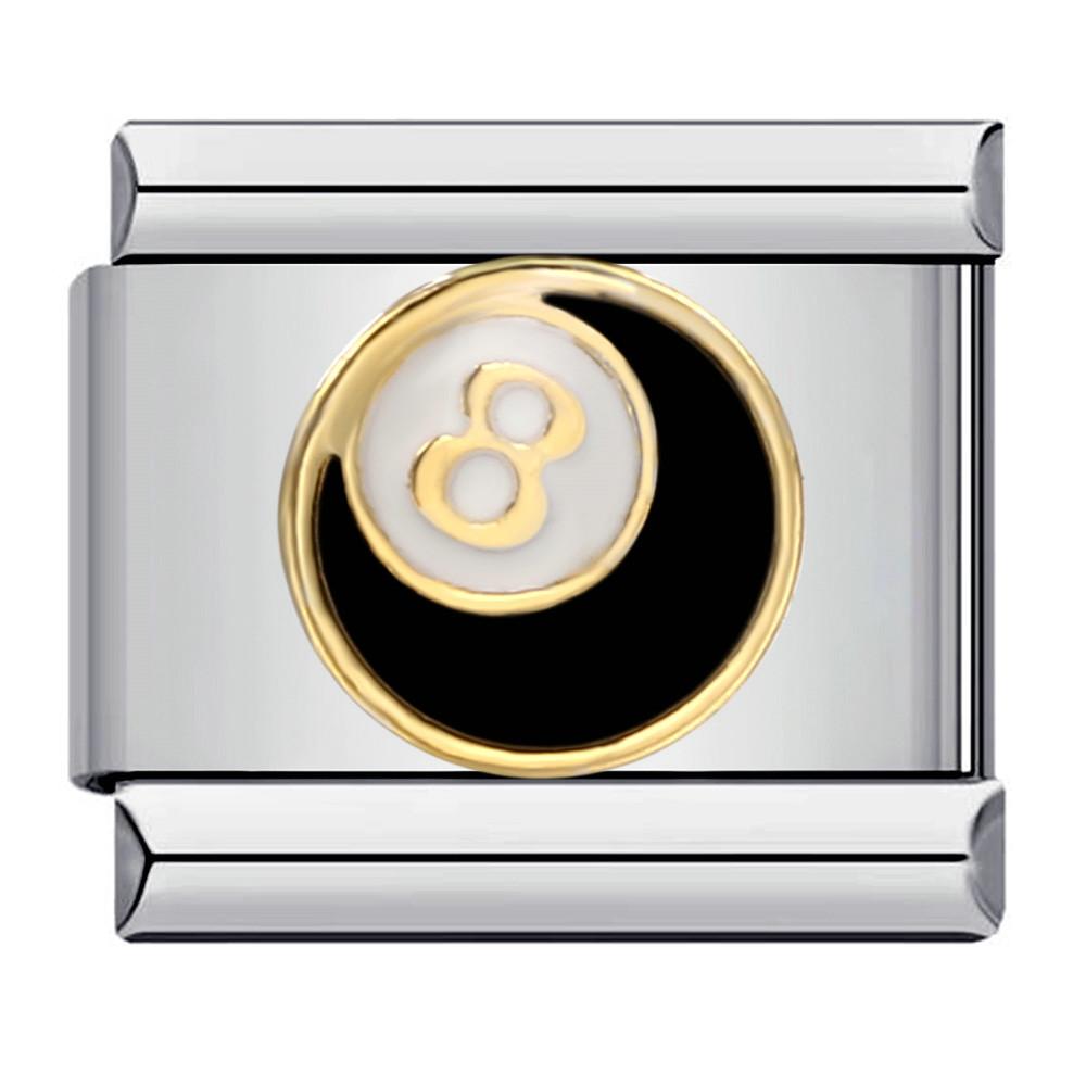 

Модные разноцветные глазурованные доллары, игральные кости, покер, снукер, подвески, итальянские звенья, браслеты 9 мм, браслет из нержавеющей стали, изготовление ювелирных изделий своими руками