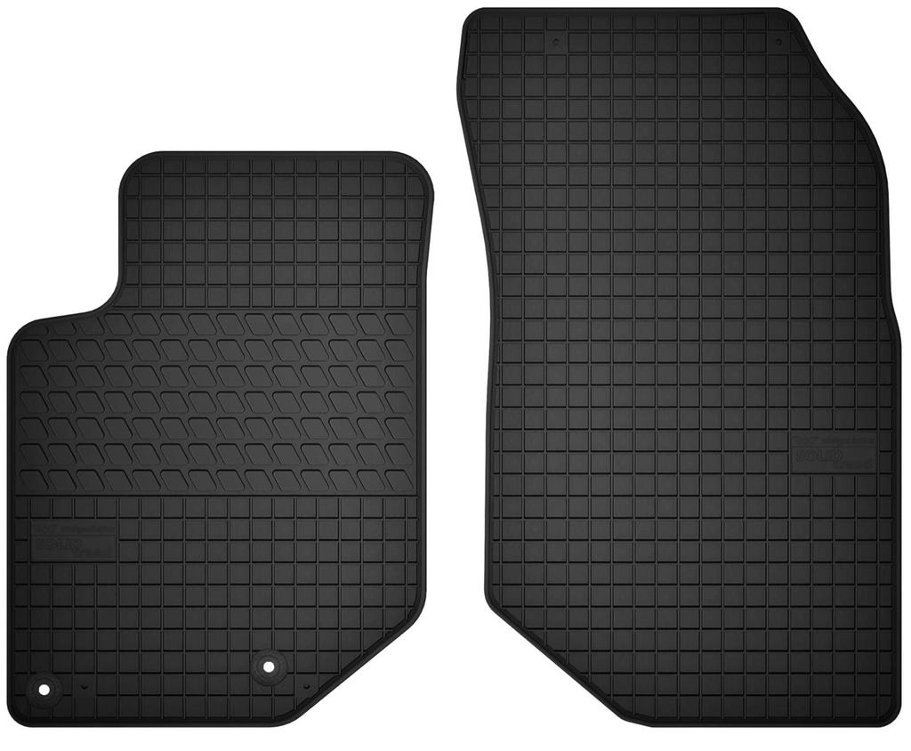 front rubber mats for: Peugeot 208 II hatchback (from 2019 to -)