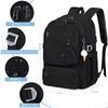 RAINSMORE Women's Backpack, Large Capacity, Popular School Backpack for High School Girls, Perfect for School, Work, Travel, Water-Repellent,