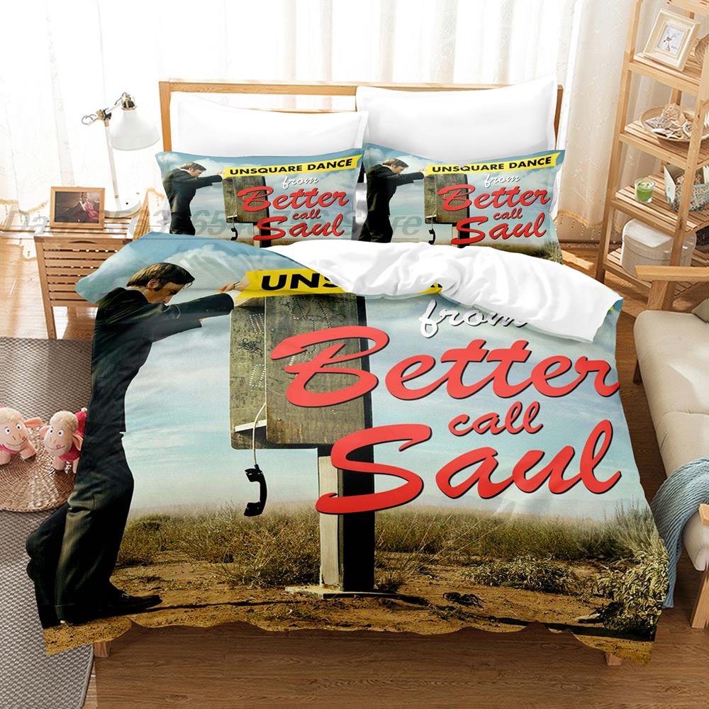 Comforter Butter Call Saul Bedding Set Single Twin Full Queen King Size Bed Set Aldult Kid Bedroom Duvet Sets 3D Bed