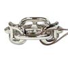 Pristine HERMES Scarf ring Legato Chaine d'Ancre Silver Women Used