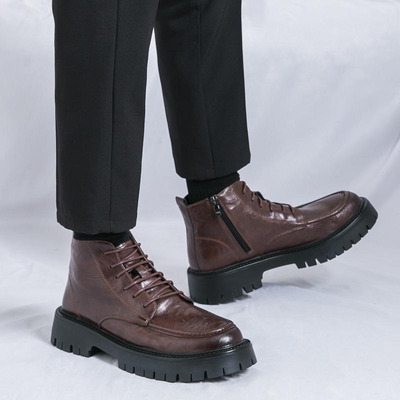 Fashion Men's Loafers Luxury Brand Leather Dress Shoes Breathable Slip-On Solid Formal Casual Shoes Handmade Designer Men Shoes Mocassin