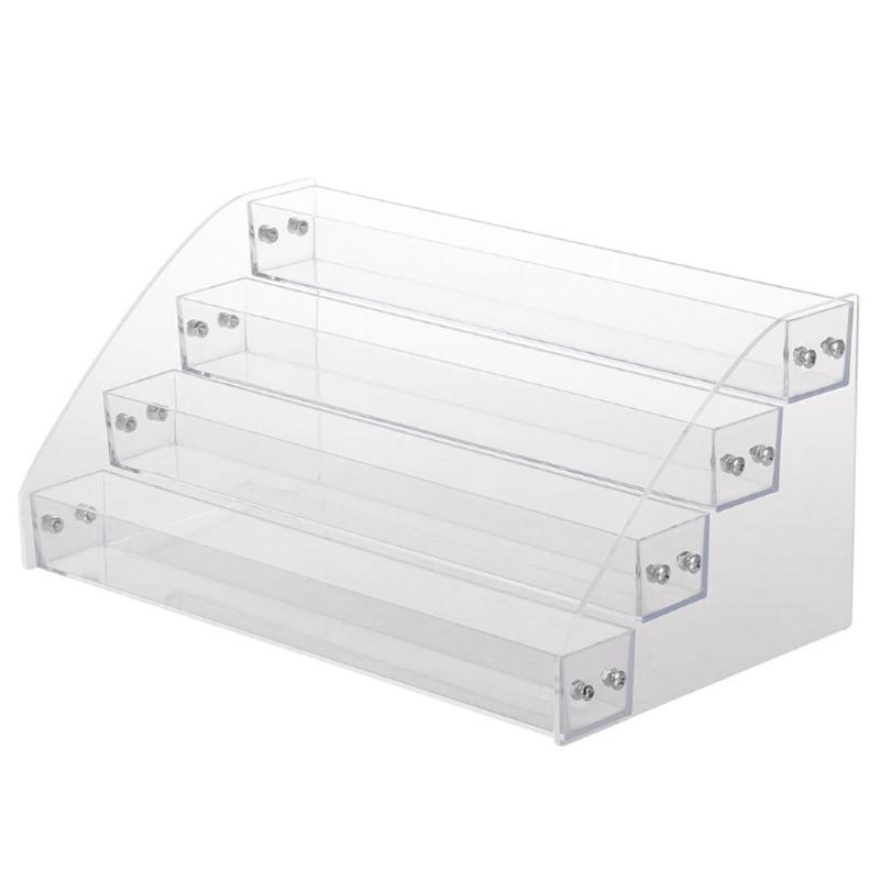 Acrylic Nail Polish Organiser 2-7 Tiers Tier Clear Nail Polish Holder Essential Oil Organiser Shelves Display Rack Stand
